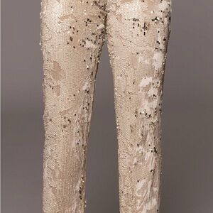 JLUXLABEL Sequin Beige Pants